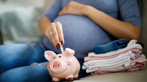 پس انداز مادر برای نوزاد