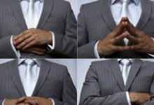 شکل دست ها در زبان بدن