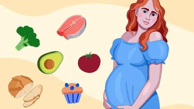 لیست غذا برای زن باردار