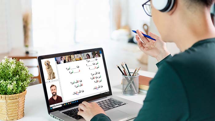 کلاس آنلاین عربی 