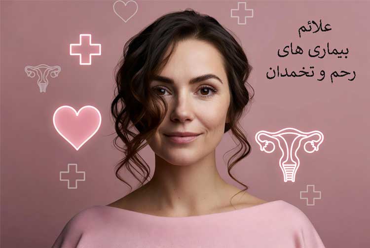 12 علائم بیماری های رحم و تخمدان+ 12 درمان خانگی